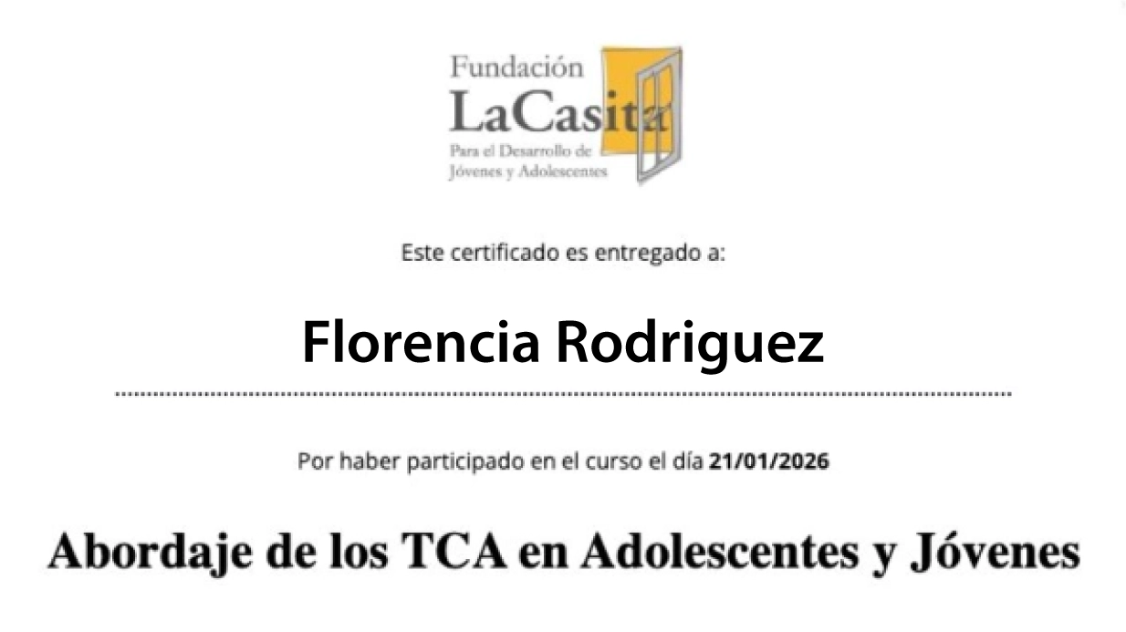 Certificado La Casita Virtual